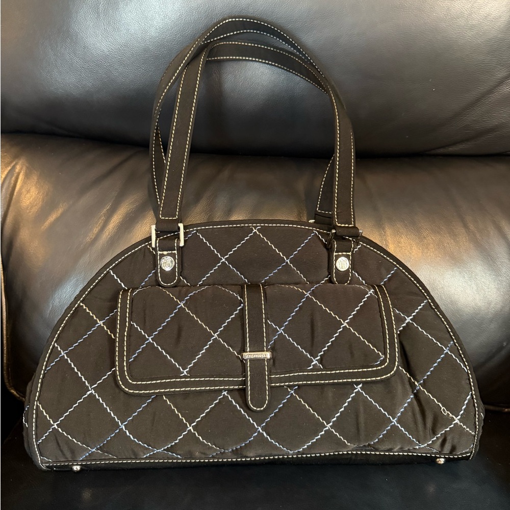 Vera Bradley Quilted Half Dome Handbag